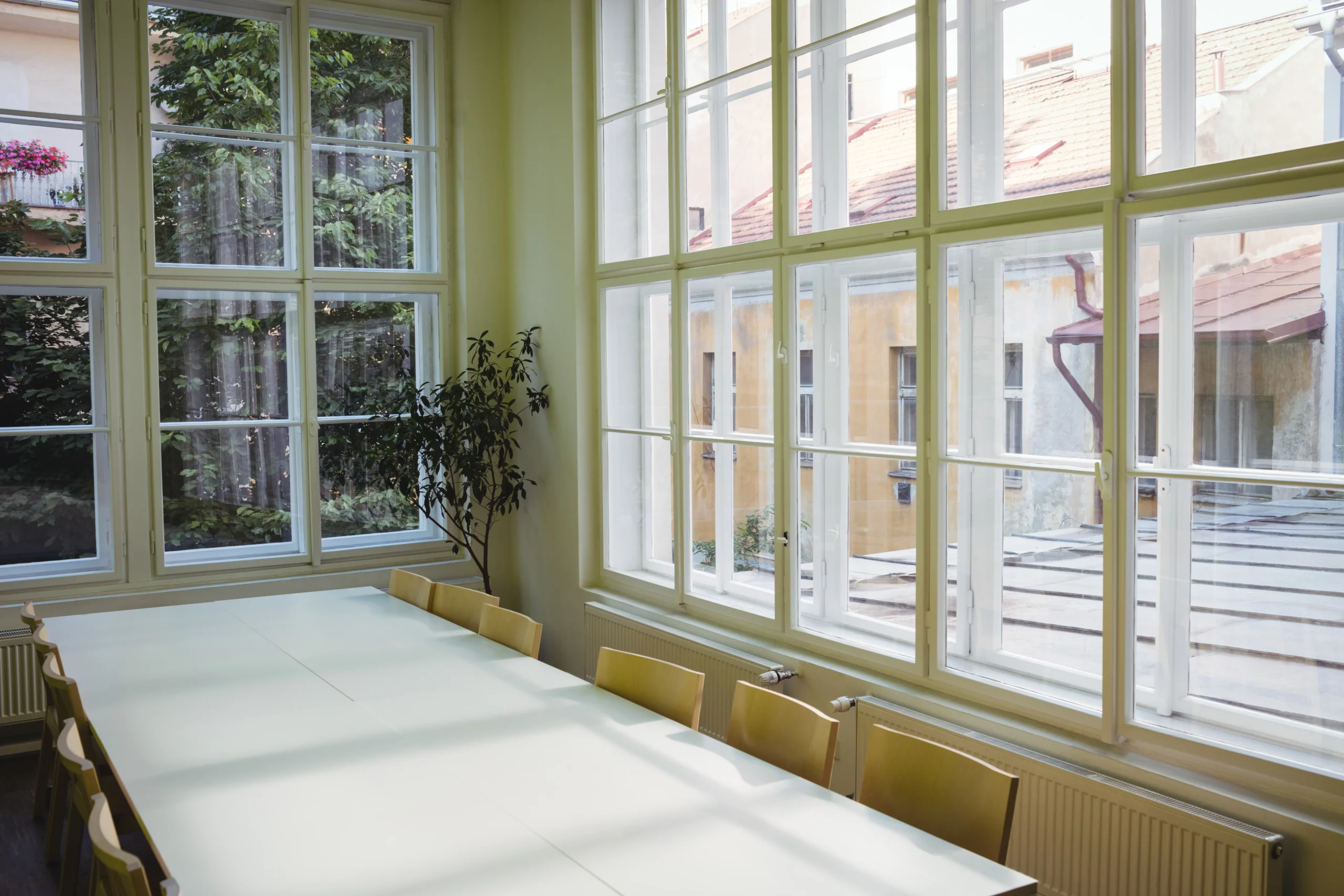 uPVC double-glazed windows installed on a commercial office building in Wolverhampton