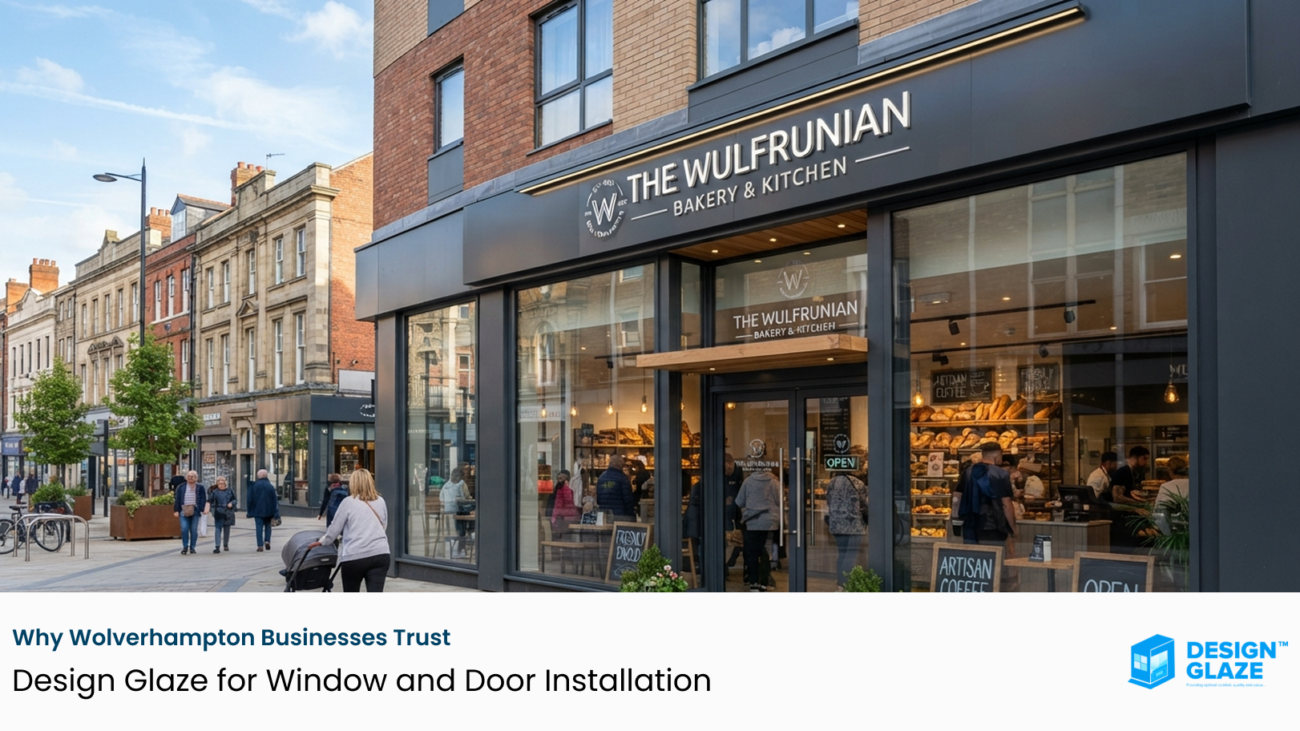 Window and Door Installation in Wolverhampton: Why Design Glaze? - Why Wolverhampton Businesses Trust Design Glaze for Window and Door Installation